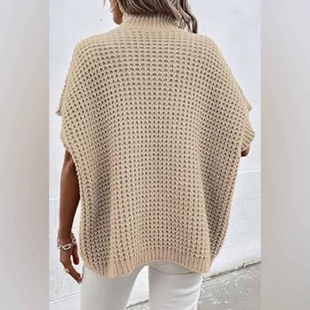 Cozy Knit Beige Sweater